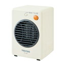 【TEKNOS ミニセラミックヒーター 300WTS-301 ホワイト】 卓上ヒーター