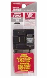 【在庫あり】 ラスタバナナ T10-202 AC充電器 240V FOMA/SB3G 黒 RBJAG01