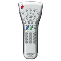 【在庫あり】 シャープ 液晶テレビ用リモコン(アクオス) 0106380143