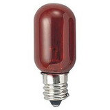 Filament Lamps - 【在庫あり】 YAZAWA T201205CR ナツメ球 口金E12 クリアレッド