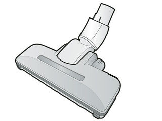 【在庫あり】 パナソニック 掃除機用床用ノズル AMV85P-BH0W
