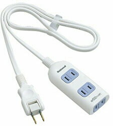 乐天商城 - 【在庫限り】エレコム（ELECOM) タップ 3個口 1m 白 T-S2310WH
