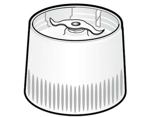 パナソニック ミルコップ台(カッター付)(ホワイト) AVA15-2001W0 パナソニック ミルコップ台(カッター付)(ホワイト) AVA15-2001W0