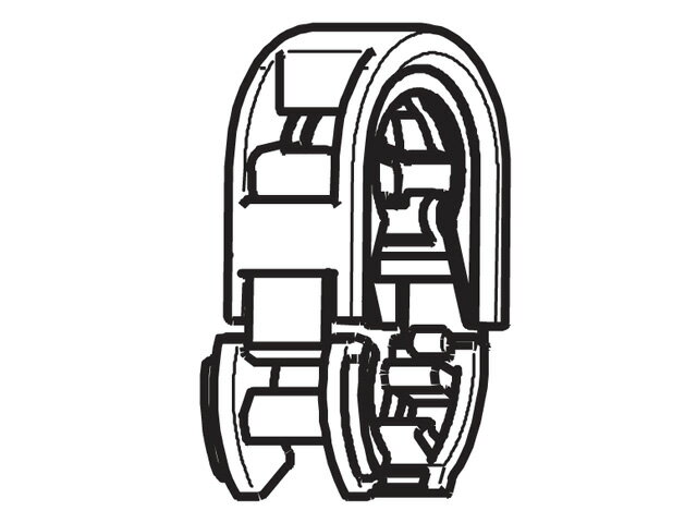 【在庫あり】 パナソニック 温水洗浄便座用クイックファスナー完成　DL792X-EGCS0