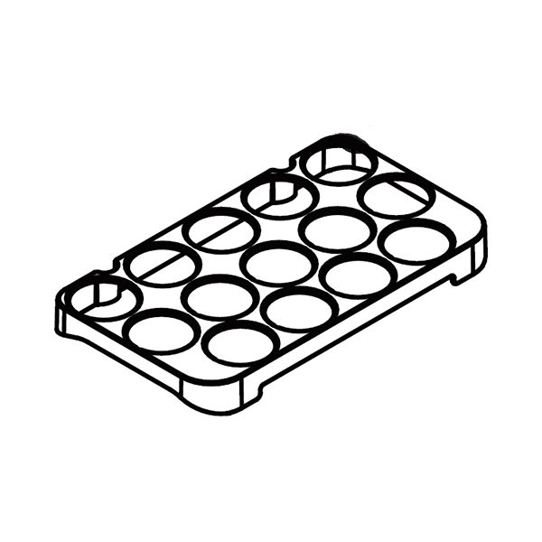 シャープ　冷蔵庫用　たまご仕切り　2019451645 (2019452565)