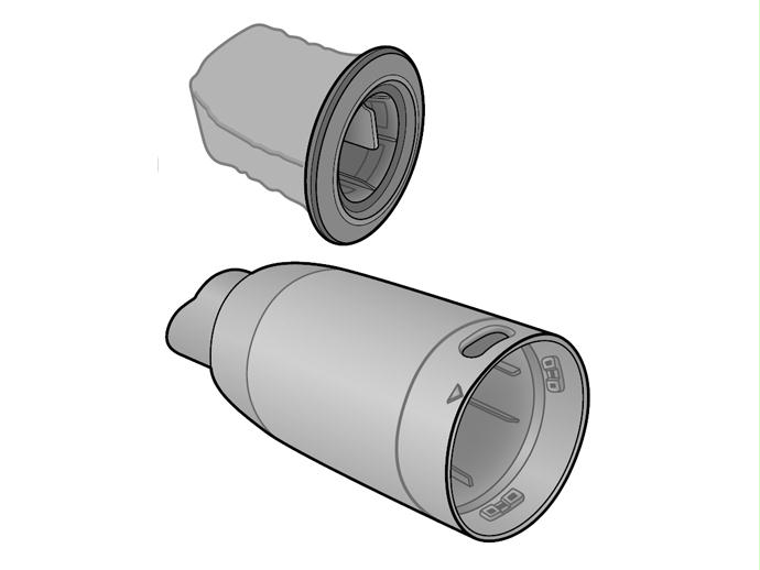 パナソニック 掃除機用ダストボックスセット（グラファイトグレー）AVV00K-TB03(2.0)