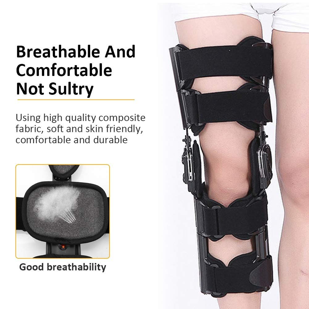膝装具、調整可能な膝関節装具外科固定安定化骨折...の紹介画像3