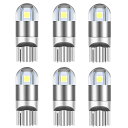 T10 W5W led ホワイト 爆光 ポジションランプ w5w led ナンバー灯 ライセンスランプ メーター球 ルームランプ ウエッジ球 コーナリングランプ...