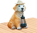 犬用ソーラーライト屋外,犬用ソーラーライト | 犬用ソーラーライト子犬の彫刻の装飾品 | 犬の彫刻ガーデンアート ソーラーランタン付き 庭の芝生の装飾用の愛する...