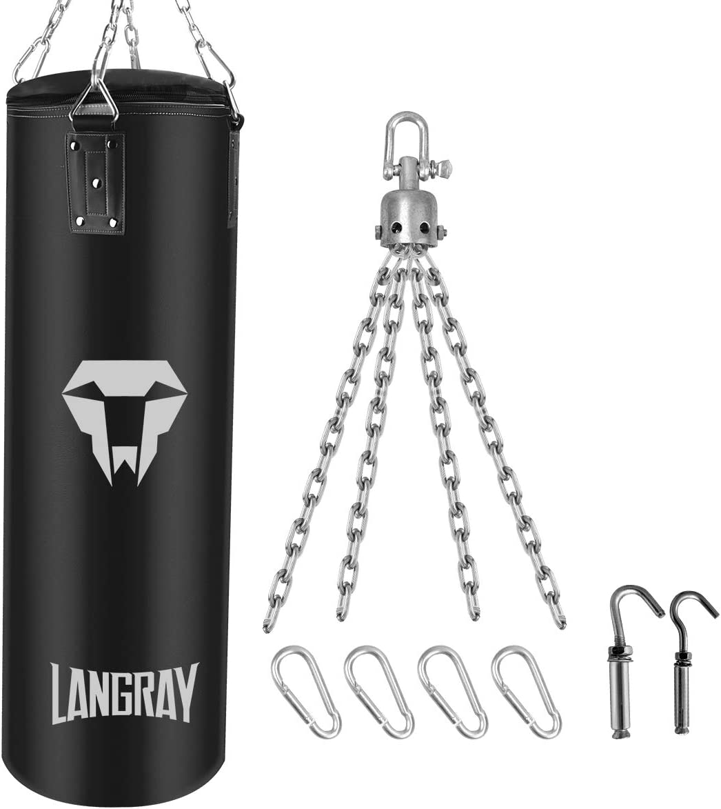 パンチバッグ サンドバッグ ボクシング 多層耐久PU材質 散打 体鍛え フィットネス 格闘技 気分転換 ストレス解消 吊り式 空手 キックボクシング ストレス発散 打撃練習 壁に取り付け 自宅用 運動用品 女性/子供のサムネイル