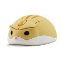 ワイヤレスマウス2.4Ghz ハムスターの形 かわいい動物デザイン Mサイズ 静音 無線USBマウス 人間工学 USB光学式 軽量 子供用 面白い 可愛い キャ...