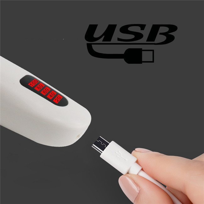 電動角質リムーバー USB 充電式 足裏角質ケア かかとケア 角質取り 角質除去 LED電源ディスプレイ 2段階スピード調節 コードレス 水洗い可