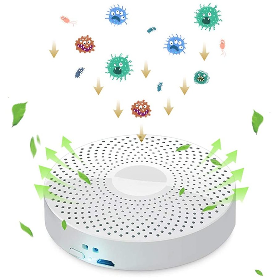 脱臭機 オゾン 発生器 「2020年」空気清浄機 小型 除菌 トイレ タバコ 車載 オゾン 脱臭 ほこり除去 ペット脱臭機 静音