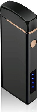 電子ライター ライター usb 小型 充電式 プラズマ ダブルアーク オイル不要 ガス不要 防風 軽量 薄型 プレゼント 電子ターボライター 電池残量表示 自動放電オフ 繰り返し使える アウトドア 防災グッズ