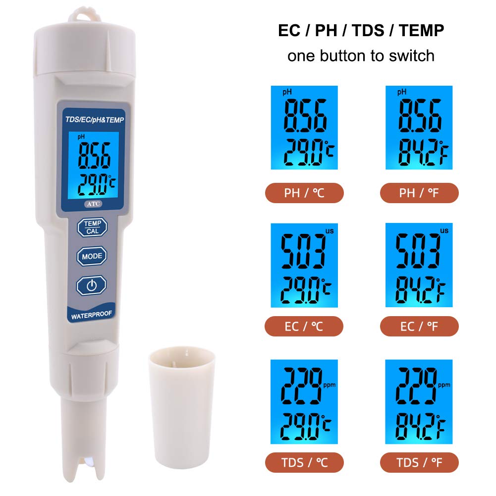 4 in1 TDS ECメーター PH計 水質...の紹介画像2