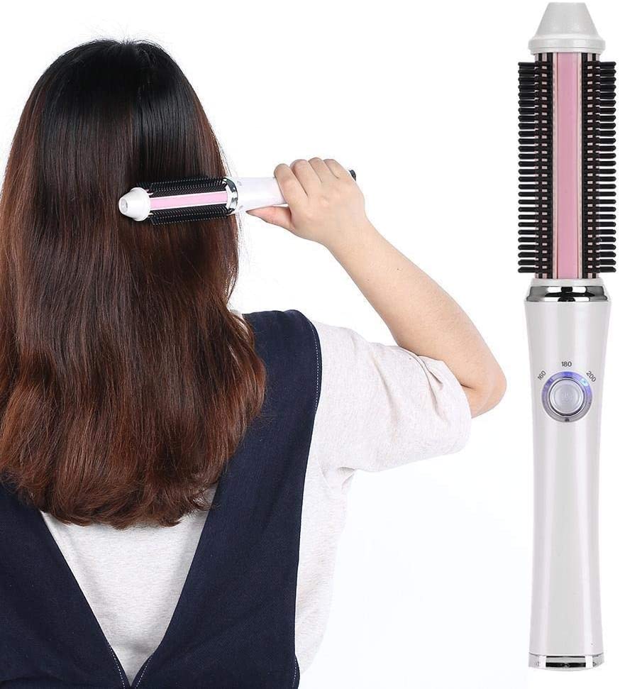電気暖房髪カーラーポータブル充電式ワイヤレスカーリーヘアブラシスタイラー110-240V