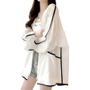 日焼け止め服 レディース ラッシュガード ひんやりタッチ パーカー uvカット 紫外線対策 長袖 薄手 軽量 夏 通気性 速乾性 オーバーサイズ