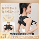猫背 ベルト 姿勢サポーター 巻き肩 姿勢ベルト 姿勢サポーター 肩用サポーター 肋骨ベルト 姿勢ベルト 背中 サポーター 加圧 脱着簡単 美姿勢 ベルト 通気...