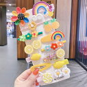 ヘアアクセサリー 女の子用 黄色 セット