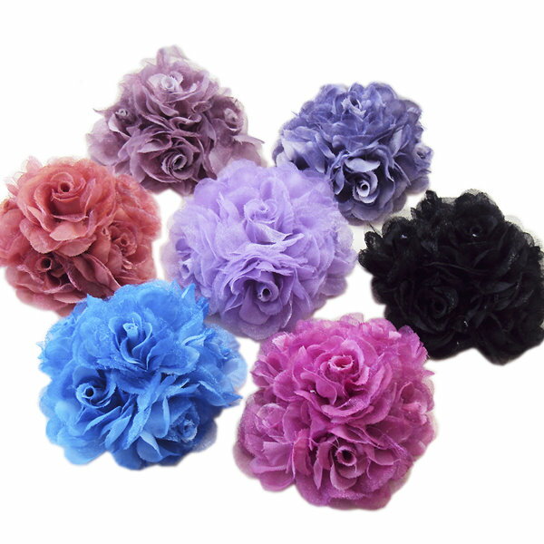 ボリューム＆ふんわりローズ・コサージュ