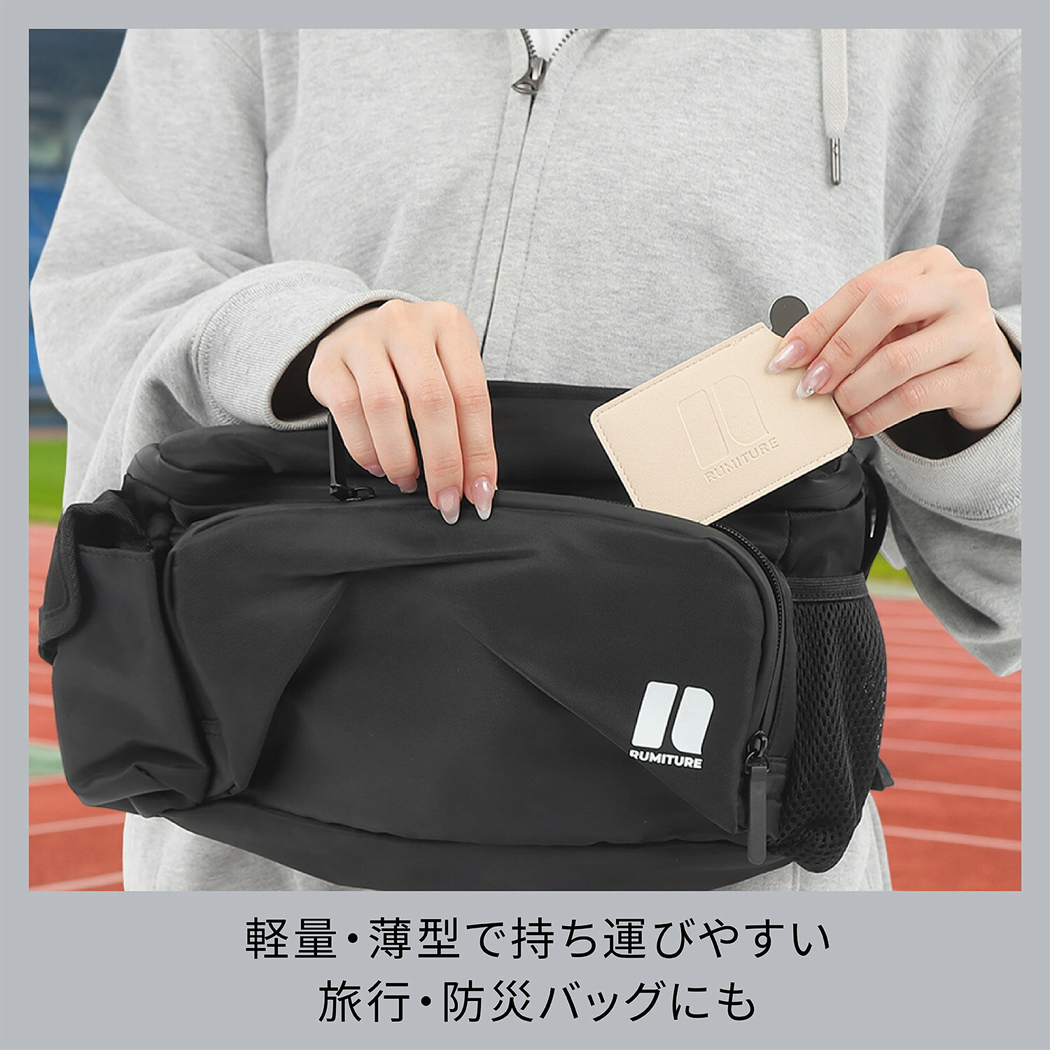RUMITURE 割れない 手鏡 ステンレス製 軽量 薄型 携帯ミラー 旅行用 防災 救急箱 アウトドア 登山 スポーツ コンタクト装着補助 汗・水に強い rumiture-10000006 RUMITURE 楽天市場店 サンプル画像3