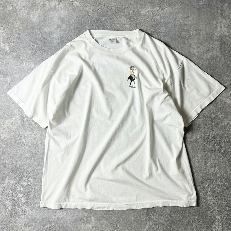 Rakuten - 90s USA製 ロドニー デンジャーフィールド コメディアン プリント 半袖 Tシャツ XXL / 90年代 アメリカ製 オールド no respect 【中古】 古着 アメリカ古着 USED ユーズド 中古 VINTAGE US古着 アメカジ