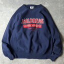 90s USA製 Lee 3段 カレッジ プリント RWタイプ スウェット トレーナー XL / 90年代 アメリカ製 オールド ネイビー リバース リー スエ...