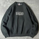 雰囲気系 90s USA製 EAGLES ツアー ロゴ 刺繍 スウェット トレーナー L / 90年代 アメリカ製 バンド イーグルス Hell Freezes...