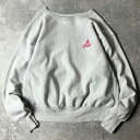 00s Champion 企業 ロゴ 刺繍 リバースウィーブ スウェット トレーナー XL / 00年代 オールド チャンピオン 霜降り グレー 【中古】 古着...