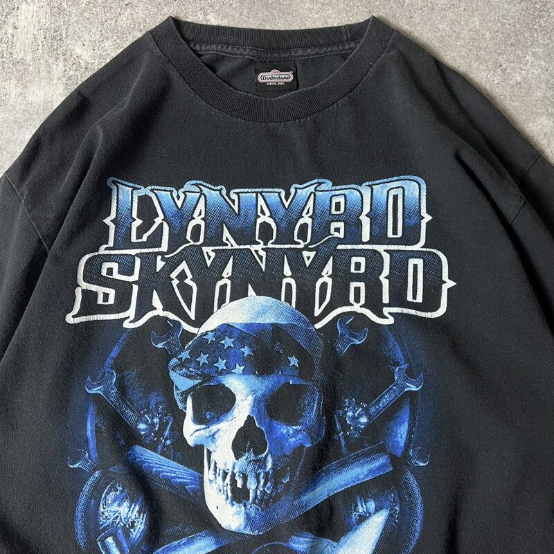 00s Lynyrd Skynyrd オフィシャル Whiskey Rock-a-Roller プリント 半袖 Tシャツ / 00年代 オールド レーナード スキナード バンド バンT 【中古】 古着 アメリカ古着 USED ユーズド 中古 VINTAGE US古着 アメカジ