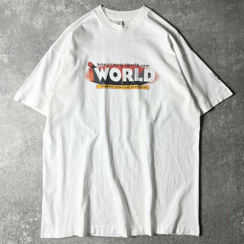 Rakuten - 90s Internet 1996 ワールド ツアー 両面 プリント 半袖 Tシャツ XL / 90年代 オールド バンド インターネット シングル 【中古】 古着 アメリカ古着 USED ユーズド 中古 VINTAGE US古着 アメカジ