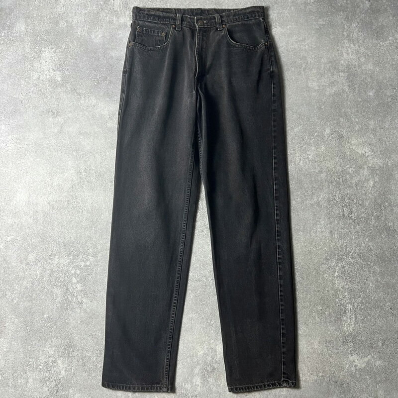 90s Levis 550 0260 ブラック デニム パンツ 34 34 / 90年代 リーバイス カナダ製 オールド ジーンズ ジーパン 黒 【中古】 古着 アメリカ古着 USED ユーズド 中古 VINTAGE US古着 アメカジ