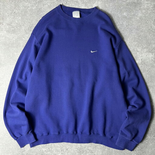 00s NIKE ワンポイント スモール スウォッシュ ロゴ刺繍 スウェット トレーナー XL / 00年代 ナイキ スウッシュ スエット ネイビー 【中古】 古着 アメリカ古着 USED ユーズド 中古 VINTAGE US古着 アメカジ 00s NIKE ワンポイント スモール スウォッシュ ロゴ刺繍 スウェット トレーナー XL / 00年代 ナイキ スウッシュ スエット ネイビー 【中古】 古着 アメリカ古着 USED ユーズド 中古 VINTAGE US古着 アメカジ