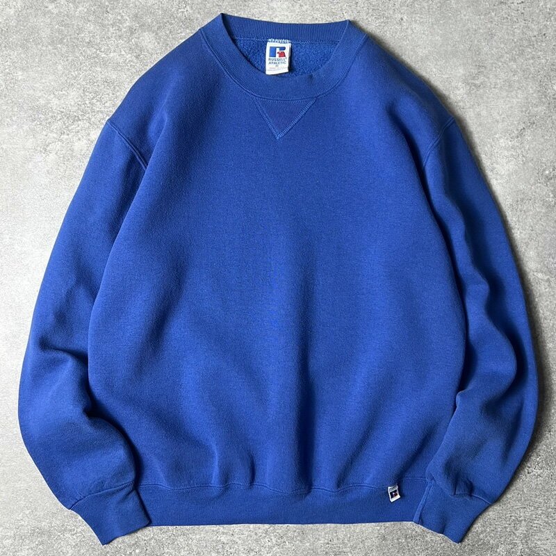 ラッセル USA製 スウェット 無地 刺繍 裏起毛 ブルー L 楽天市場】russell athletic（カラーブルー）（スウェット