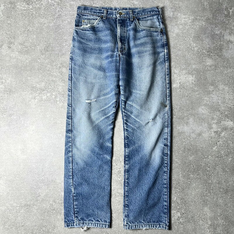 Rakuten - 80s USA製 LLBean チェック フランネル ライナー付き デニム パンツ　36 34 / 80年代 アメリカ製 エルエルビーン ビンテージ 【中古】 古着 アメリカ古着 USED ユーズド 中古 VINTAGE US古着 アメカジ