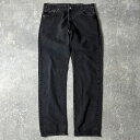 00s Levis 501 0660 ブラック デニム パンツ 36 34 / 00年代 リーバイス オールド ジーンズ ジーパン 黒 テーパード 【中古】 古...