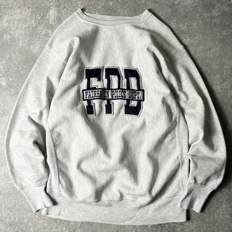 Rakuten - 80s 90s USA製 RUGGED SWEATS 企業 ロゴ 刺繍 RWタイプ スウェット トレーナー / 80年代 90年代 アメリカ製 オールド リバース 【中古】 古着 アメリカ古着 USED ユーズド 中古 VINTAGE US古着 アメカジ