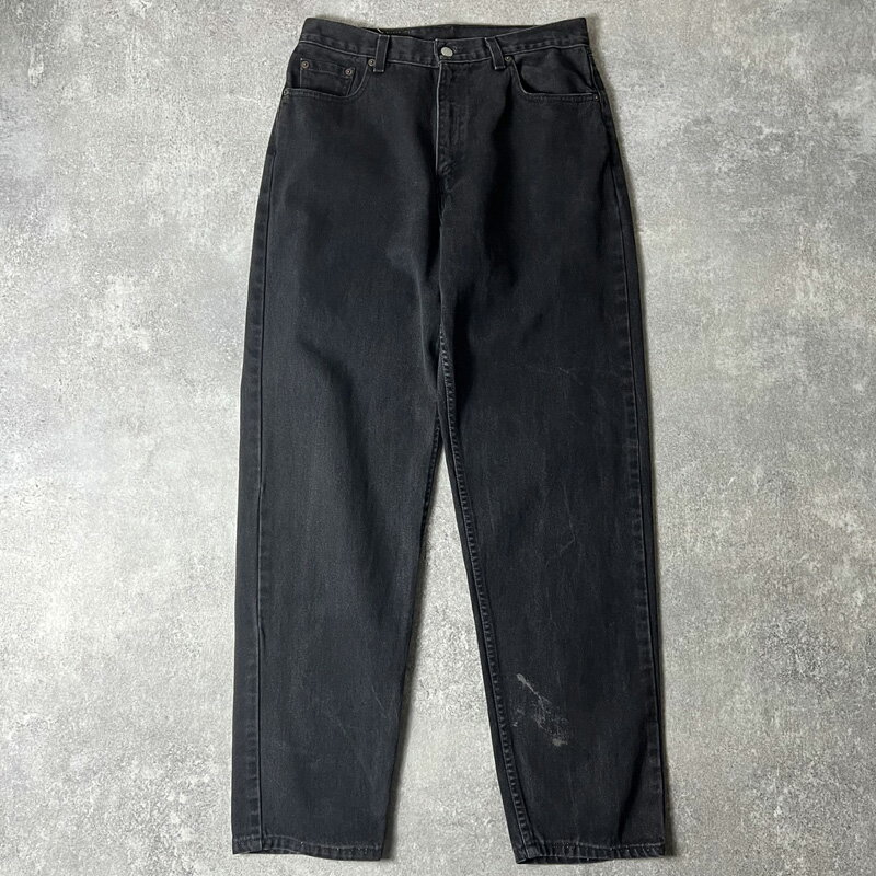 00s USA製 Levis 560 ブラック デニム パンツ 12 / 00年代 アメリカ製 リーバイス オールド ジーンズ ジーパン 黒 ルーズ 【中古】 古着 アメリカ古着 USED ユーズド 中古 VINTAGE US古着 アメカジ