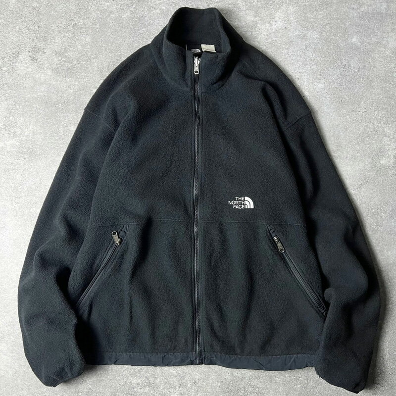 Rakuten - THE NORTH FACE フルジップ フリース ジャケット L / オールド ノースフェイス ブラック 黒 ハイネック ジャンパー 【中古】 古着 アメリカ古着 USED ユーズド 中古 VINTAGE US古着 アメカジ