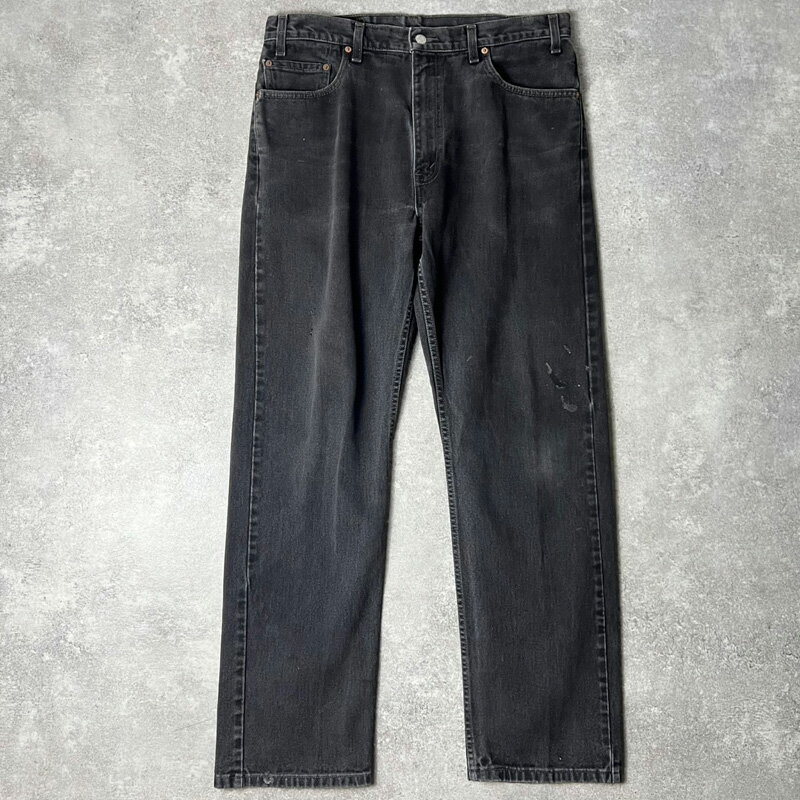 00s Levis 505 0260 ブラック デニム パンツ 36 32 / 00年代 リーバイス オールド ジーンズ ジーパン 黒 テーパード 【中古】 古着 アメリカ古着 USED ユーズド 中古 VINTAGE US古着 アメカジ