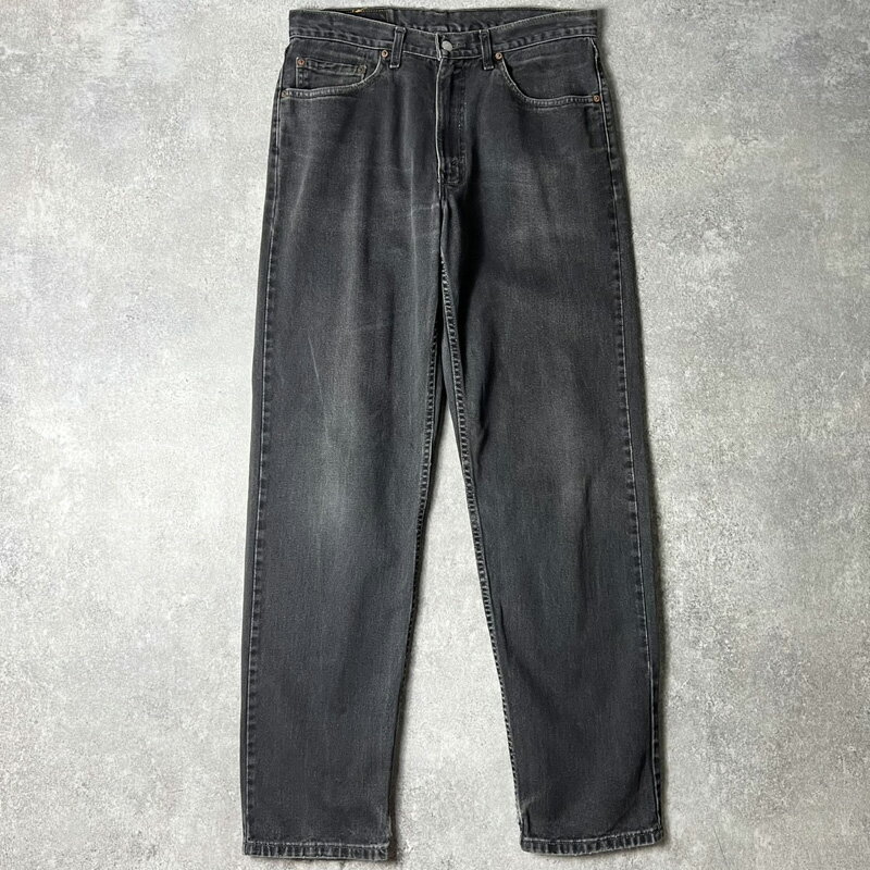 00s Levis 550 0260 ブラック デニム パンツ 34 34 / 00年代 リーバイス カナダ製 オールド ジーンズ ジーパン 黒 テーパード 【中古】 古着 アメリカ古着 USED ユーズド 中古 VINTAGE US古着 アメカジ