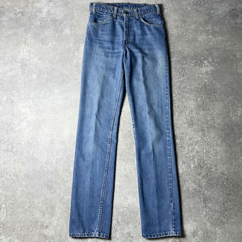 66後期 70s USA製 Levis 519 0913 デニム パンツ 31 36 / 70年代 アメリカ製 ビンテージ ジーンズ ジーパン スリム 【中古】 古着 アメリカ古着 USED ユーズド 中古 VINTAGE US古着 アメカジ
