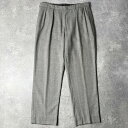90s POLO RALPH LAUREN 千鳥格子 2タック コットン ウール スラックス パンツ 36 32 / 90年代 ポロ ラルフローレン オールド ツータック 【中古】 古着 アメリカ古着 USED ユーズド 中古 VINTAGE US古着 アメカジ(4)