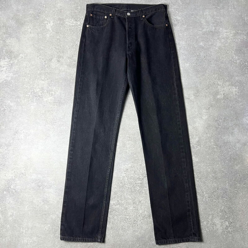 00s Levis 501 0660 ブラック デニム パンツ 34 36 / 00年代 リーバイス オールド ジーンズ ジーパン 黒 ストレート 【中古】 古着 アメリカ古着 USED ユーズド 中古 VINTAGE US古着 アメカジ