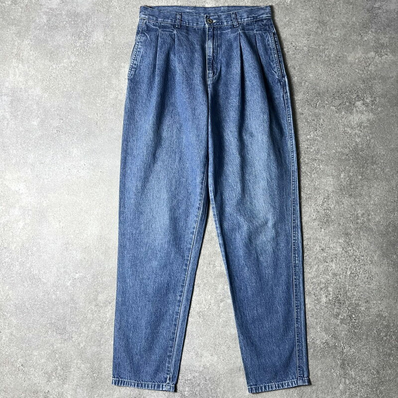 Rakuten - 90s DOCKERS 2タック デニム スラックス パンツ 30 30 / 90年代 オールド ドッカーズ リーバイス Levis ワイド ジーンズ 【中古】 古着 アメリカ古着 USED ユーズド 中古 VINTAGE US古着 アメカジ