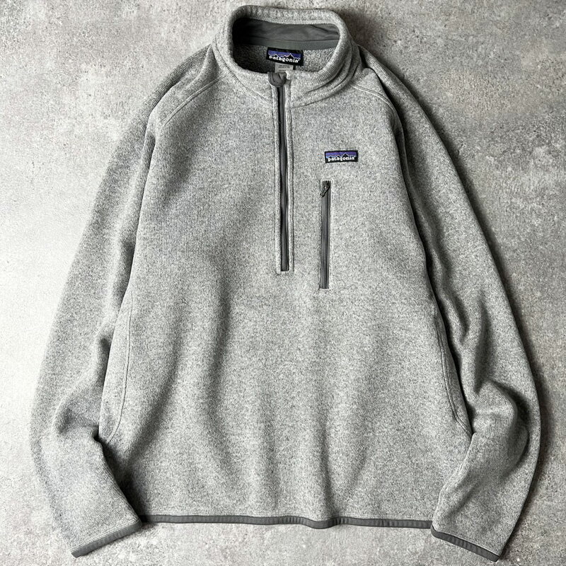 11年製 Patagonia ハーフジップ ベターセーター ジャケット L / パタゴニア フリース プルオーバー ハイネック 霜降りグレー 【中古】 古着 アメリカ古着 USED ユーズド 中古 VINTAGE US古着 アメカジ(4.0)