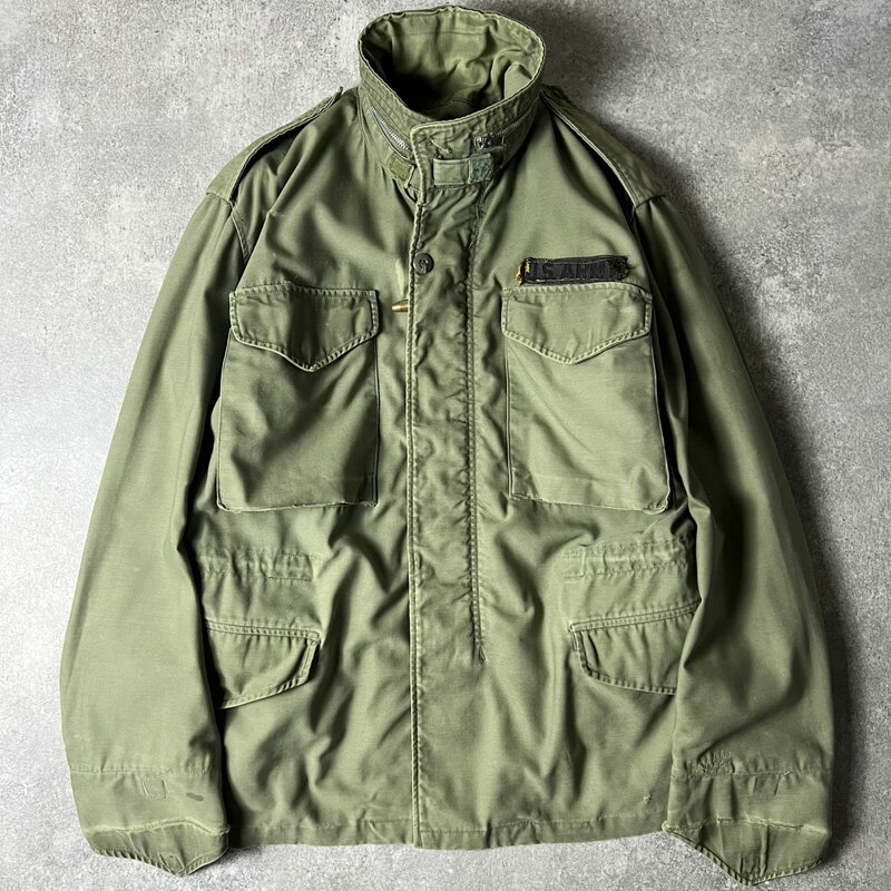 Rakuten - 雰囲気系 60s 70s US ARMY 米軍実物 M-65 フィールド ジャケット 2nd / 60年代 70年代 アルミジップ ビンテージ ミリタリー アーミー 【中古】 古着 アメリカ古着 USED ユーズド 中古 VINTAGE US古着 アメカジ