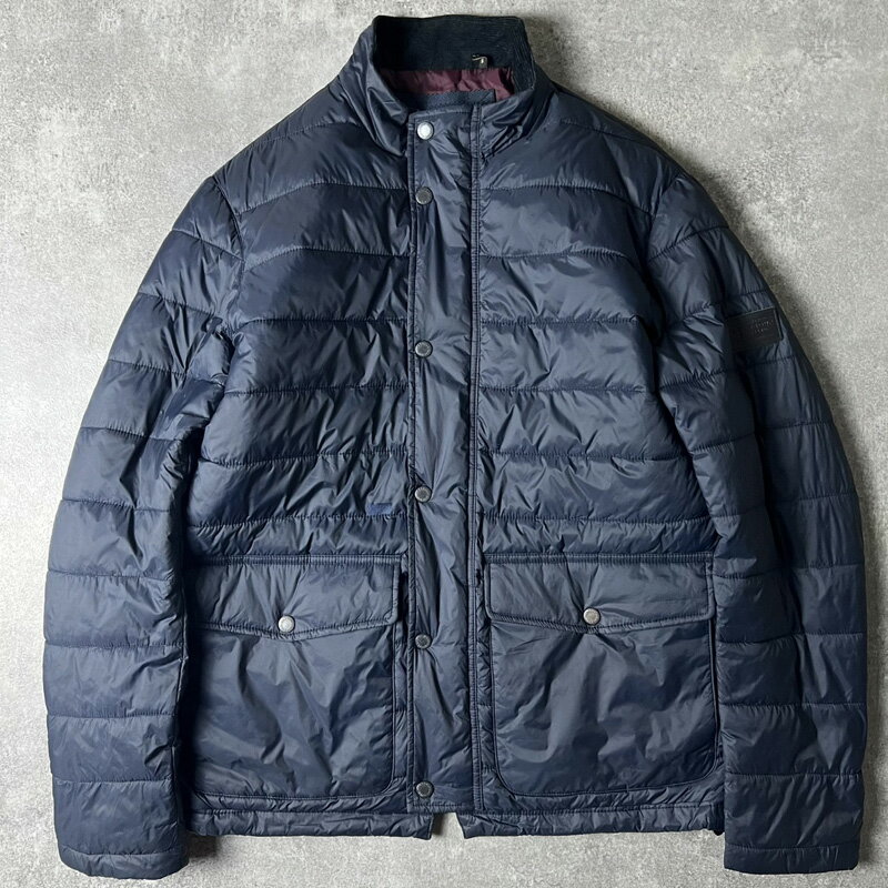 Rakuten - BARBOUR TELBY 中綿 キルティング ナイロン ジャケット S / バブアー 3ワラント バーブァー ダーク ネイビー ジャンパー 【中古】 古着 アメリカ古着 USED ユーズド 中古 VINTAGE US古着 アメカジ