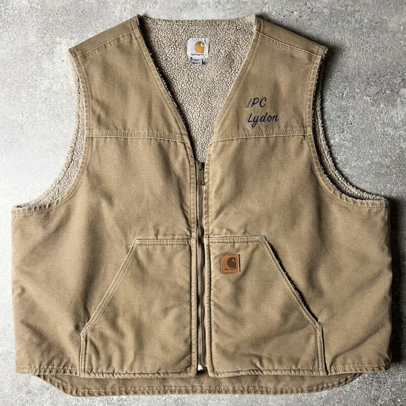 貴重！LARGE / TALL USA製！CARHARTT ベスト　VEST 89ec4d1227fb01cfaaf9e7ee1bd61f