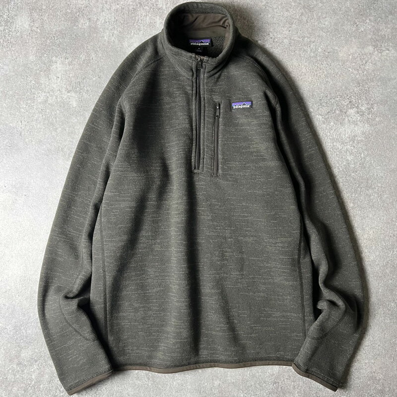 Rakuten - 17年製 Patagonia ハーフジップ ベターセーター ジャケット M / パタゴニア フリース プルオーバー ハイネック 霜降り ブラウン